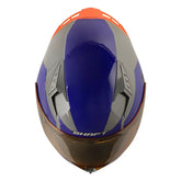 Casco Shaft 526sp Evo Undercove Gris Brillante Azul